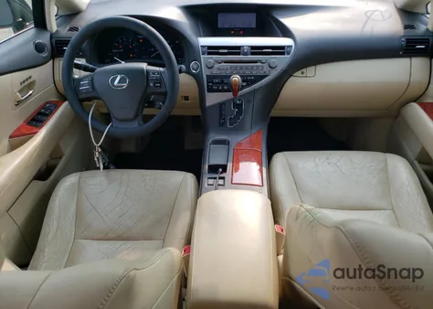 2010 Lexus Rx 350 из США, поврежденный, VIN 2T2BK1BA1AC071922